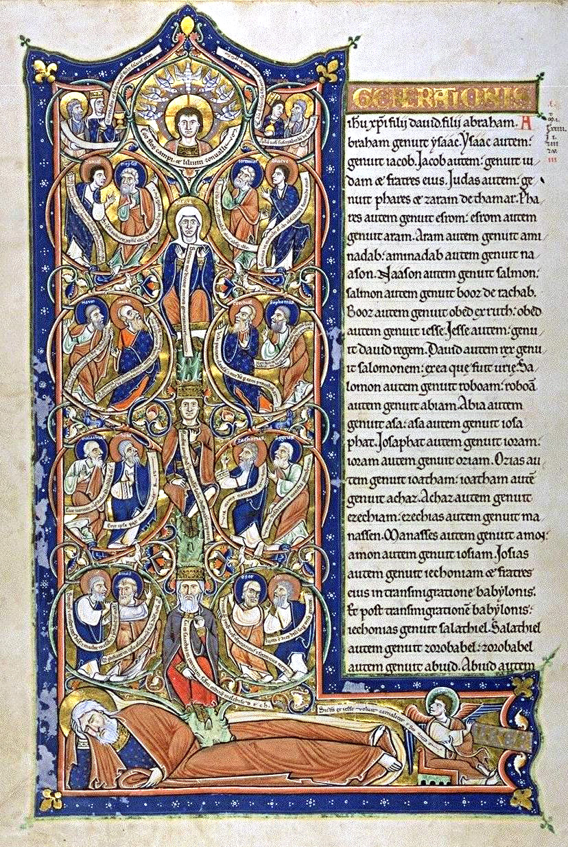 Capuchin's Bible, 12th century. [via]